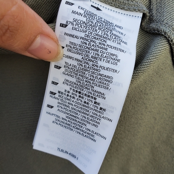 5.11 Tactical Overlay Thumb Holes Zip Up Active Wear Jacket Green Sweat Wicking - Picture 12 of 14